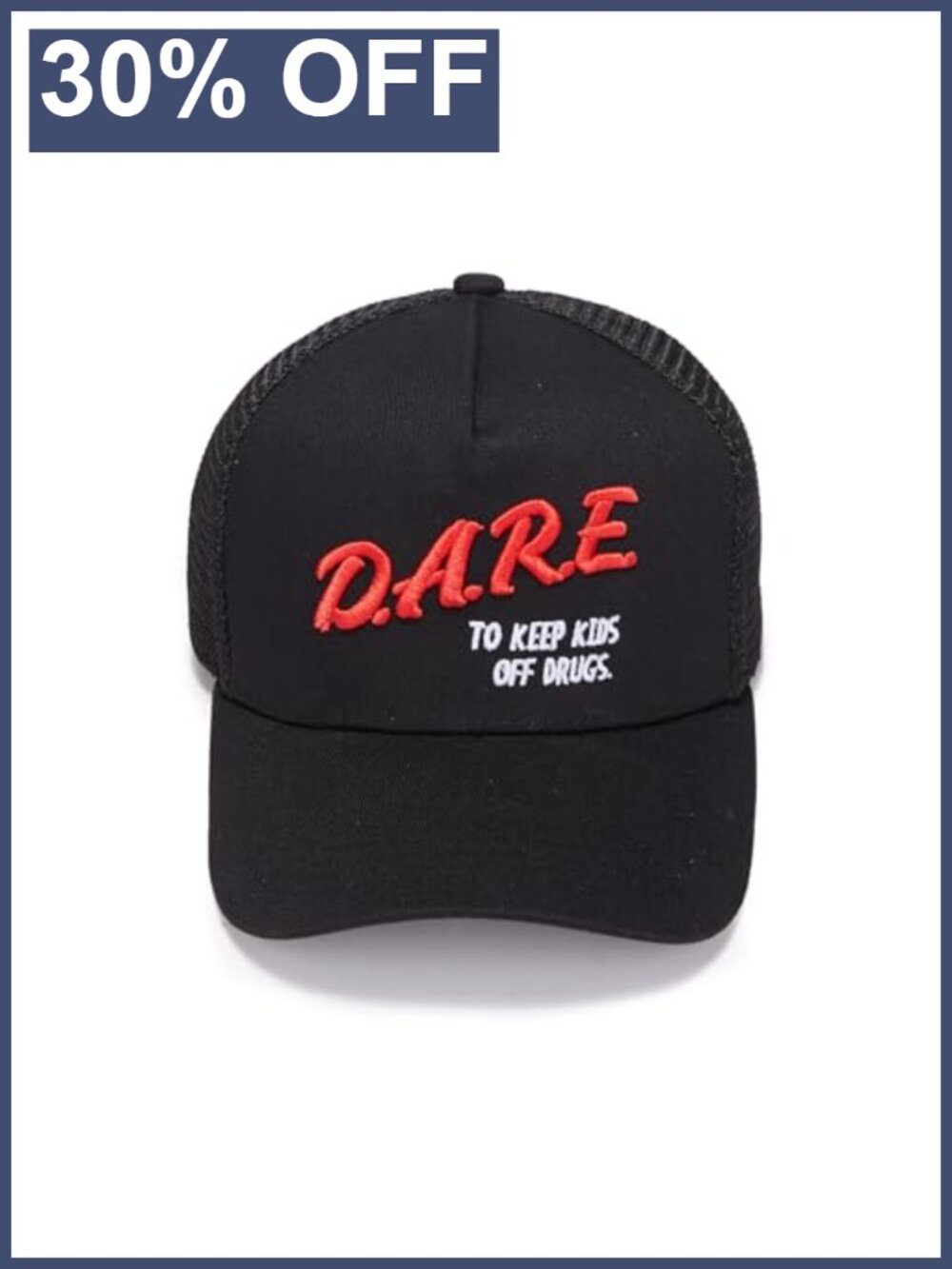 Embroidered Trucker Hat Cotton Mesh Snapback Baseball Cap Unisex